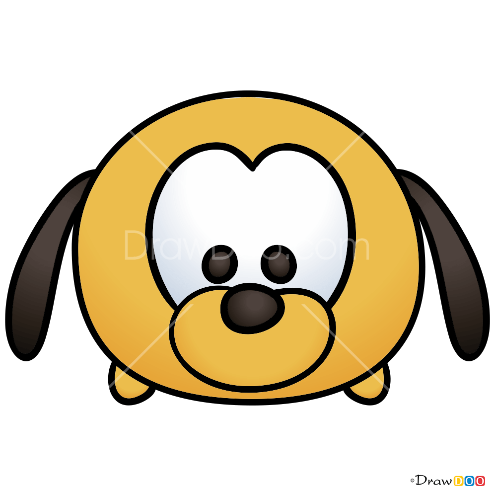 How to Draw Pluto, Disney Tsum Tsum